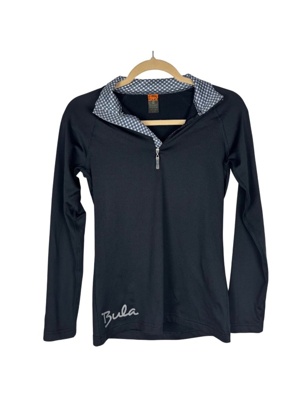 ✨3/$30 Bula XS Black Sweater Top Athletic Golf Tennis Outdoors Hiking Camping